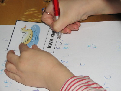 przepisywanie sylab